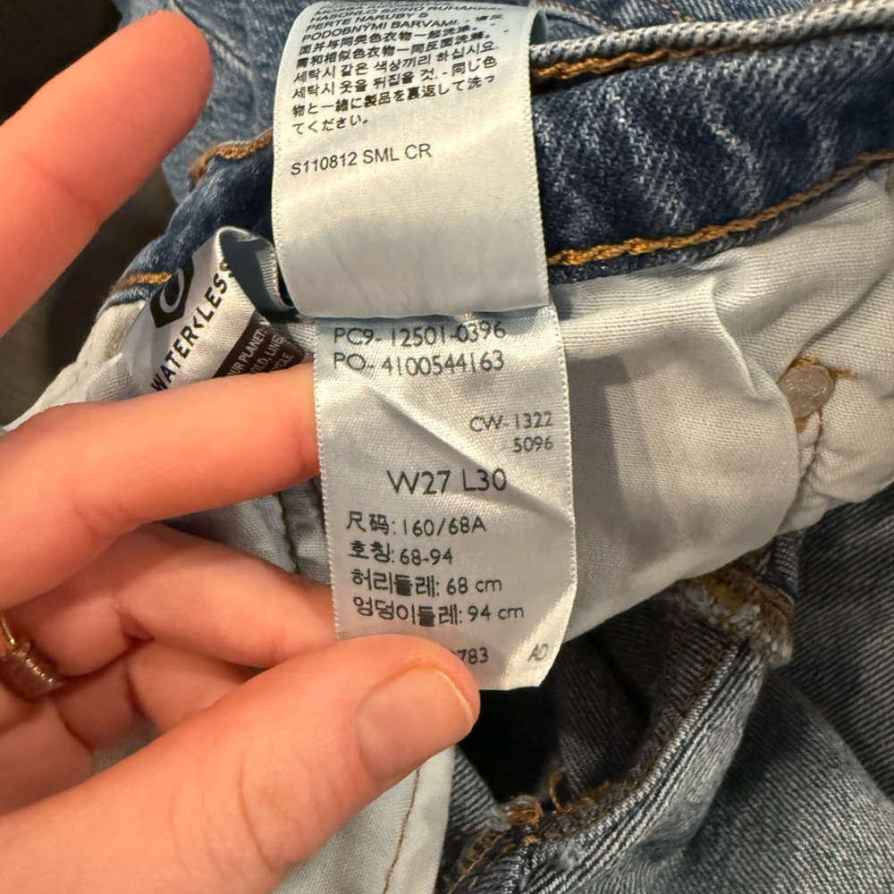 Levi's Straight-Leg Women's Jeans — Medium Blue Wash- 501’s - Picture 6 of 6